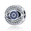 S925 Silver Evil Eye Pendant Beads DIY Jewelry Making Kit Handmade Craft Accessories Charms