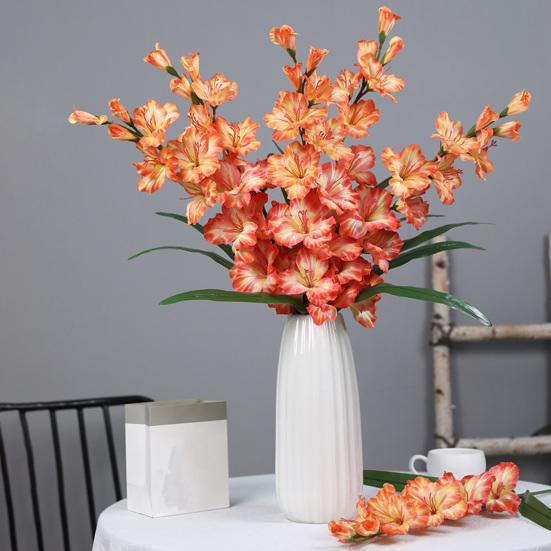 Искусственные цветы Гладиолус Искусственные цветы Неприхотливые в уходе Красота Домашний Сад Свадьба Мероприятие Декор
