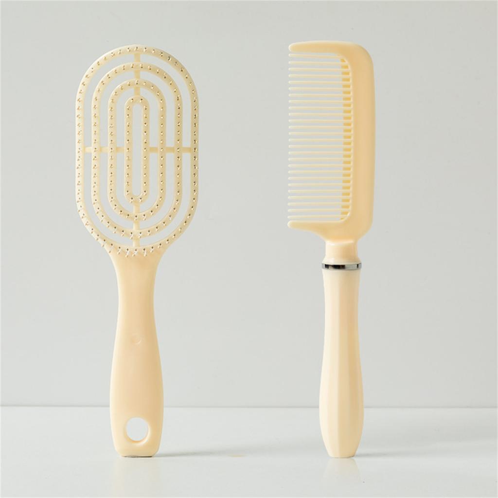 Smooth Hair Comb Set, Massage Comb, Flexible Long Handle Comb, Massage Comb Without Knots