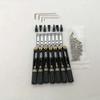 Black single headless guitar bridge Headless fan mode - one fixed brass fan bridge for 6-string electric guitar