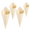 48 Wooden Cones To Decorate 12.7 Cm X Ø 5 Cm