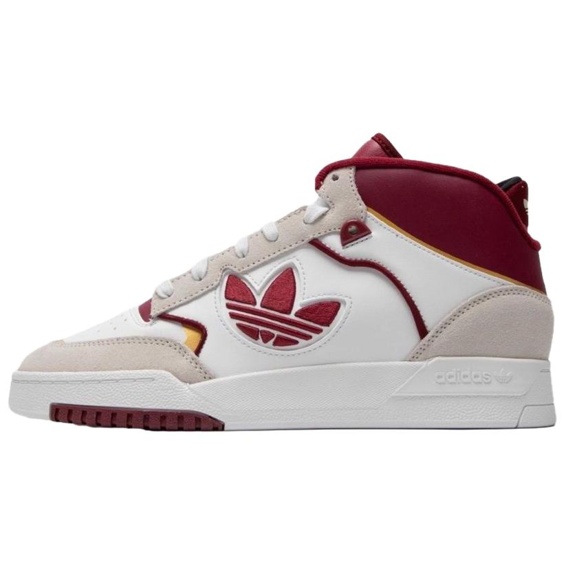 adidas Оригинальные кроссовки Originals Drop Step XL Удобные Универсальные Средние Кроссовки для Скейтбординга Унисекс Белые Красные IF4322
