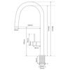 Bagnolux Brass Black Plus Gold 360 Oegree Rotation Kitchen Hot Cold Water Sink Taps Pull Out Spout Deck Mounted Kitchen Faucet