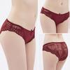 Trendy Women Underpants Low Waist Cooling Elastic Pure Color Lady Briefs for Inner Wear