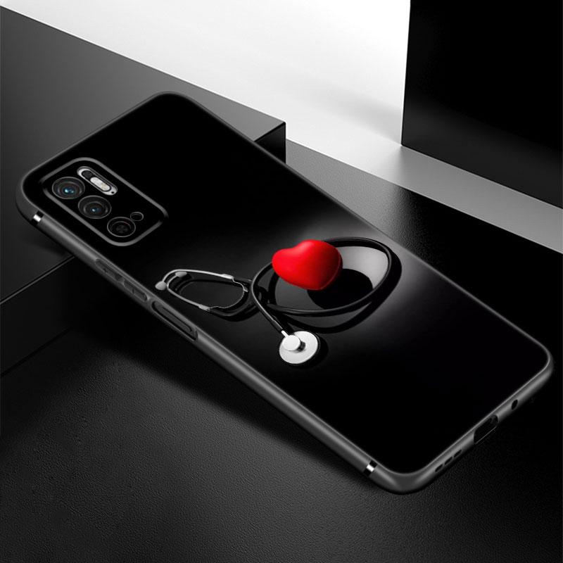 Чехол для телефона «Доктор медсестра, здоровье» для Xiaomi Redmi Note 7 8 9 10 Lite 11 11E 11T 12 Pro 11S 4G 10T 5G 8T 9S 10S, черный чехол из ТПУ