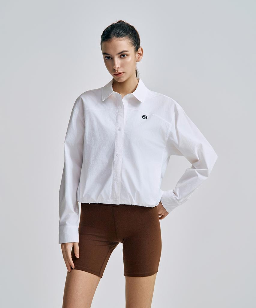 SERGIO TACCHINI W Легкая рубашка-куртка из эластичной ткани