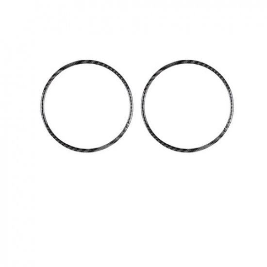 2 шт. Накладки на динамики передних дверей из углеродного волокна для седана Honda Accord