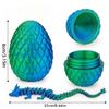 Креативный антистресс Маятник Яйцо Дракона Хамелеон 3D-печать Дракон Подарок на Новый год 2025 Красочный набор Настольное украшение Детская игрушка
