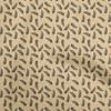 Cotton Flex Dark Beige Fabric Leaves Sewing Craft Projects Fabric Prints By Yard 40 Inch