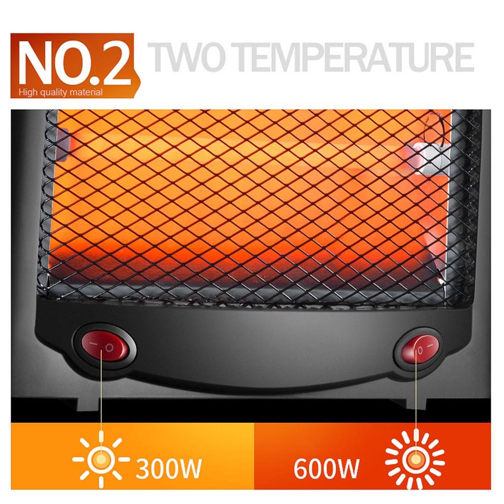 220V 600W Portable Mini Electric Heater Winter Warm Warmer Hot Fan Home Office Desktop