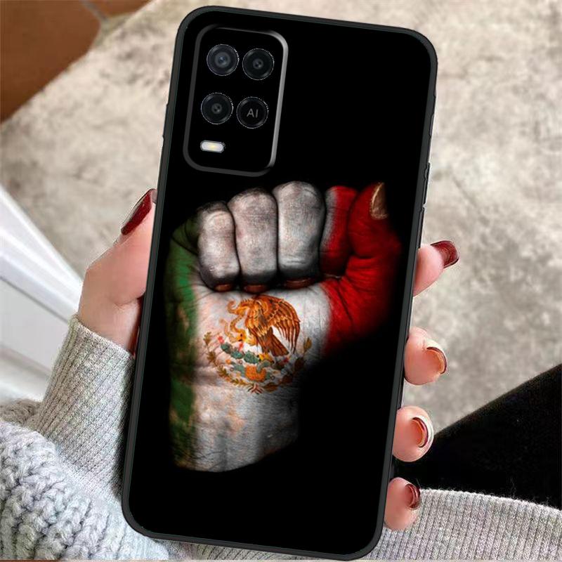 Mexico Mexican Flag Case For Oppo A5 Pro A38 A58 A78 A98 A54 A74 A94 A18 A57 A17 A77 A80 A60 A40 A96 A76 A16 A15