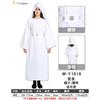 Halloween Costume Adult Star Wars White Knight Dress Black Robe Anime Lightsaber Movie Costume Male