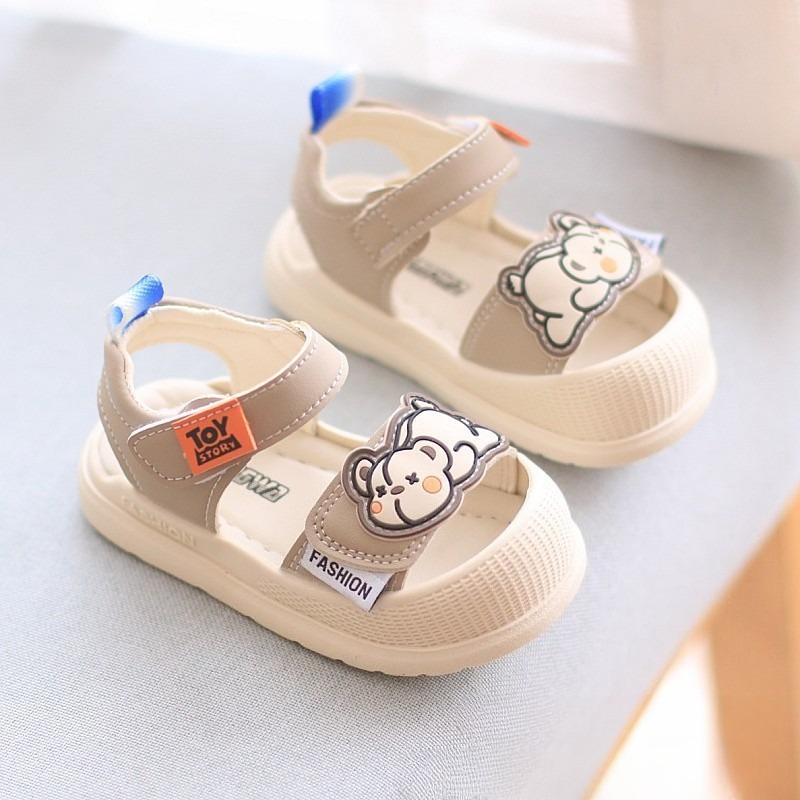 Summer Closed Toe Anti-slip Soft Sole Breathable Toddler Walking Shoes Kids Beach Sandals For Boys Girls