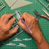 Мини-ручная пила Модельные инструменты DIY Поделки Хобби Моделирование Ножовка с 4 разными пильными полотнами Гравировка Резка Деревообрабатывающие инструменты