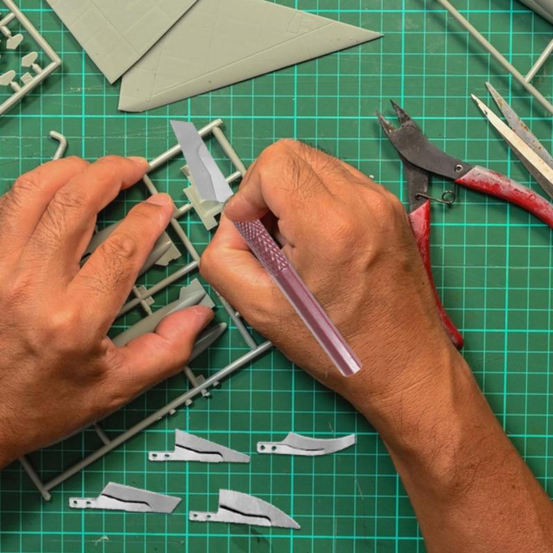 Мини-ручная пила Модельные инструменты DIY Поделки Хобби Моделирование Ножовка с 4 разными пильными полотнами Гравировка Резка Деревообрабатывающие инструменты