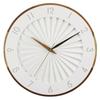 Interform Ludovica Wall Clock CL-4384 Sweep Movement Wood Ivory
