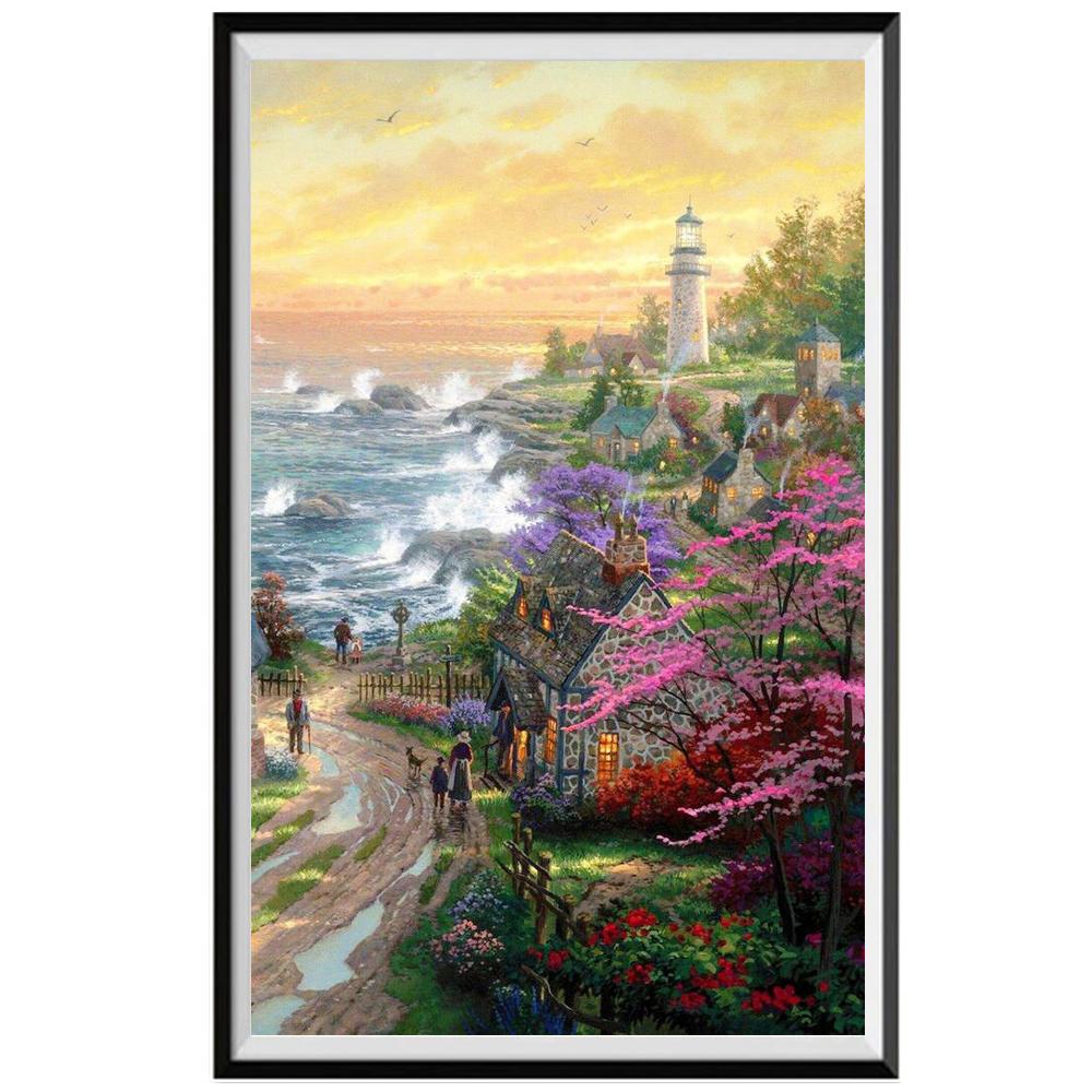 Полный круг алмазная живопись розовый сад 5D Diy алмазная живопись вышивка крестиком животное Алмазная вышивка мозаика украшение дома