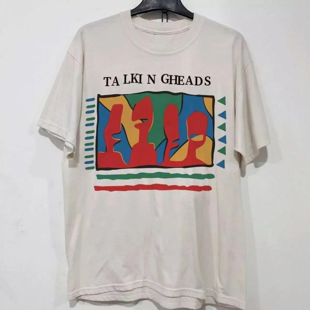 Talking Heads Band 90s Unisex White T-shirt Size S-4XL