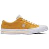 Converse Кеды One Star с цветовым блоком желтого и белого цвета, нескользящие, легкие, низкие, для скейтборда, унисекс, цветовой блок