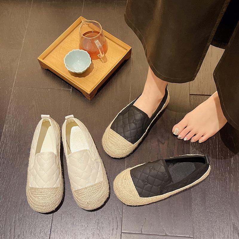 Обувь Fisherman женские однопедальные ленивые туфли Doudou весна и осень 2025 новые одинарные туфли на плоской подошве удобные повседневные мокасины женские