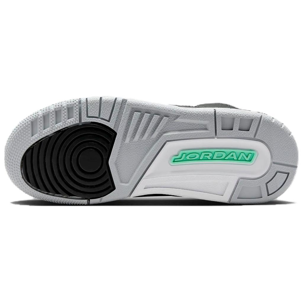 Air Jordan 3 Retro GS Green Glow Kids Sneakers Black Wolf-Grey White DM0967-031