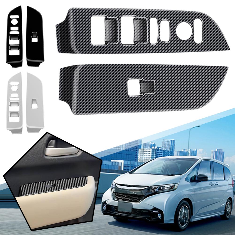Для Toyota RAV4 XA50 2019 2020 2024 2024 2024 2024 RAV 4 Накладка на кнопку переключателя стеклоподъемника автомобильного окна Декоративные аксессуары Q8I4