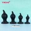 YWZAO Анальные пробки Жидкий силикон Мягкие Круглые Для использования снаружи G97