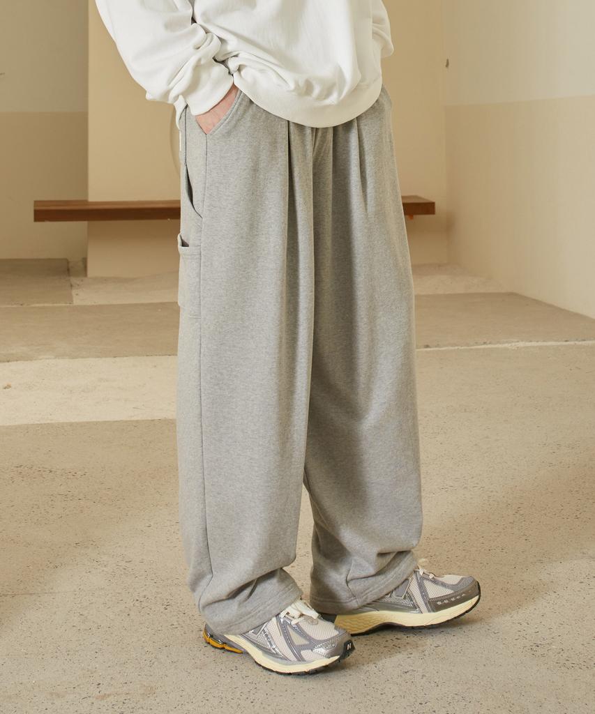 GHOST REPUBLIC Carpenter Wide Sweatpants 3 Color Glp-647 (A Type)