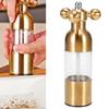 Мельница для перца, соли, специй из нержавеющей стали, шлифовальный станок для приправ, кухонный инструмент для приготовления пищи, золото