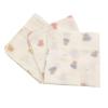 Angel Baby Gauze Handkerchief 3 Colors 3 Pieces X 3 Set Cotton Made In Japan Fluffy and Gentle Texture R637 (Print) 100%
