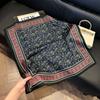 Luxury Paisley Square Scarf Women Print Satin Neckerchief Spring Hair Band Foulard Bandana Echarpe Tie Shawl Wraps