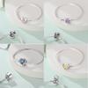 Real 925 Sterling Silver 17-20CM Butterfly Pet Ocean Starry Sky Original Bracelet Fit for Wedding Fine Jewelry DIY Making