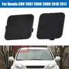 1 Pair 73163-SWA-003 73153-SWA-003 Windshield Side Garnish Lid Covers For Honda CRV CR-V 2007-2011 Black Plastic Decorative Cap