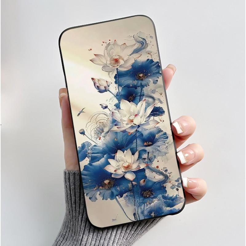 Корпус Для Nokia 106 2G 2023 106 4G 2023 Чехол Эстетичный Роскошный Милый Крутой Мальчики Девочки Мягкий Силикон Черный Матовый Чехол-Бампер для Телефона