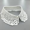 Fake Collar Embroidered Lace Flower Detachable Collar Women Solid Color Hollow Design False Collar Match for Tops Sweatshirts