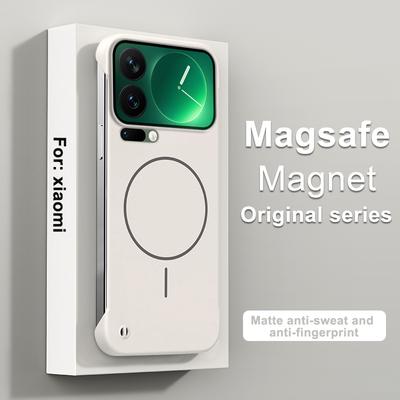 Ультратонкий безрамочный магнитный чехол для Xiaomi 17 17Pro Max Magsafe Жесткая матовая крышка из поликарбоната для Xiaomi MI17 pro max Защитный бампер