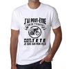Men's T-Shirt J’AI Peut-Étre L’air De T’Écouter mais dans Ma Tete Je suis sur Mon Vélo T-Shirt