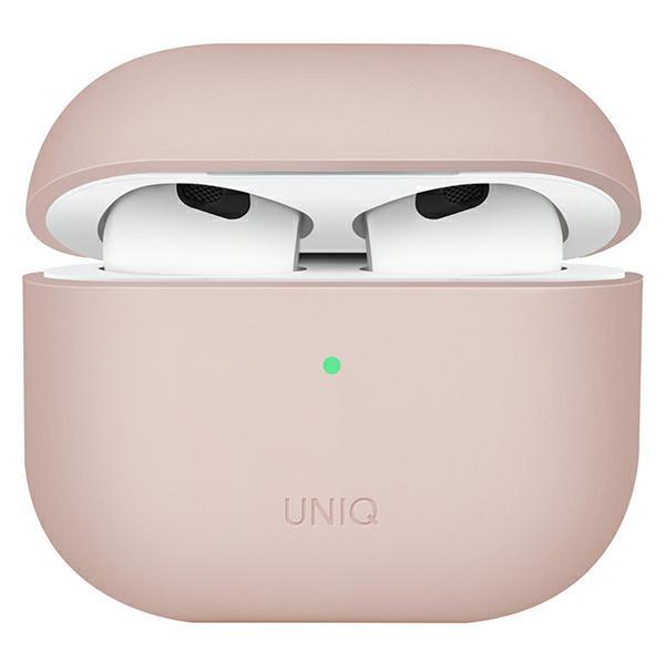 UNIQ Lino AirPods 3rd Gen Silicone Case Pink/Blush Pink