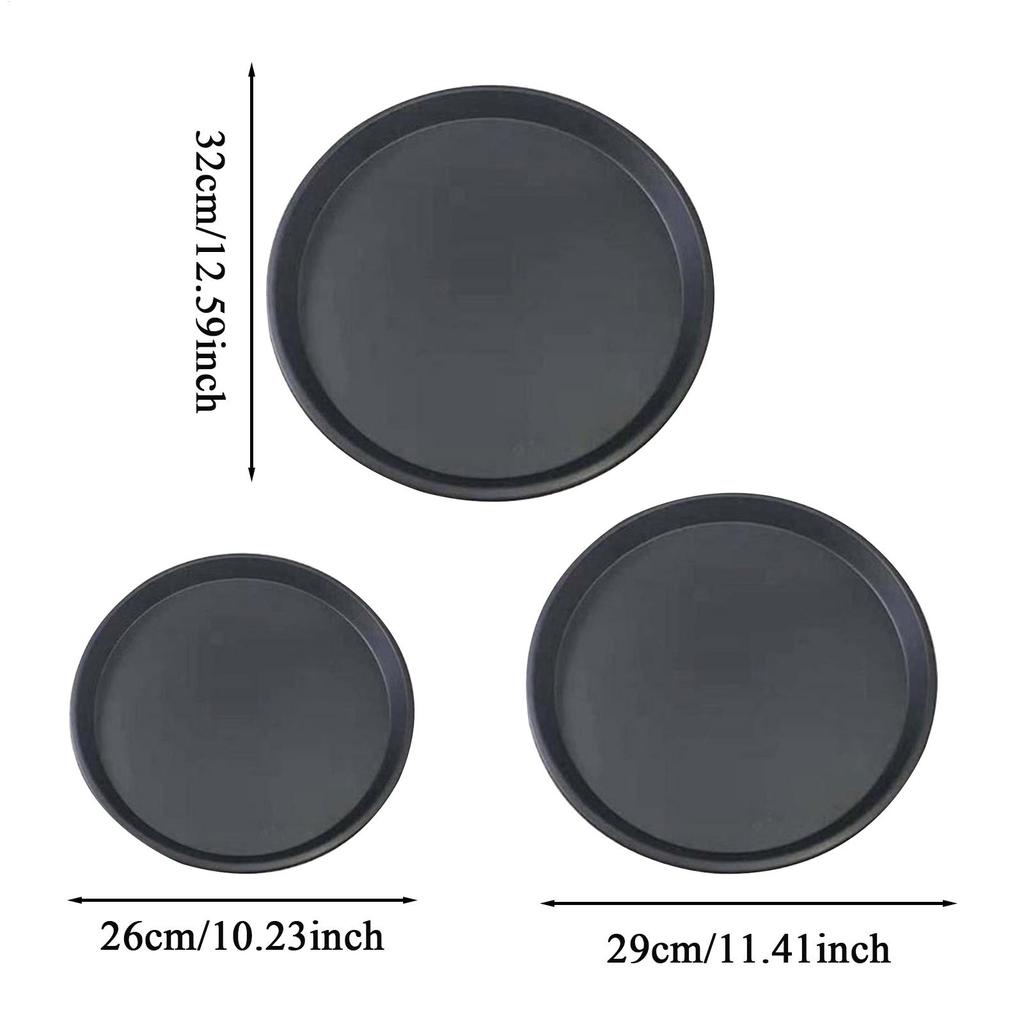 Pizza Pan Non-stick Serving Plates 1 Set Pizza Serving Tray For Home Home Restaurant Restaurant Outdoor Outdoor Barbecue Picnic