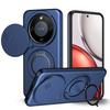 Защитный чехол-броня со сдвижной защитой камеры для Honor X9a X9b X9c X9d Magic 5 6 7 8 Lite X50 X60 Pro X70 5G с металлической подставкой-кольцом
