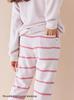 Gelato Pique Sesame Street Motif JQD Pullover Long Pants Set Pink & (PWNT245058) Women's