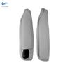 For Land Rover Discovery 3 4 04-16 For Range Rover Sport 05-13 2pcs Car Side Seat Armrest Handle Leather Cover Decor Gray