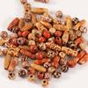 100 Pcs Wooden Beads African Hair Rings Reggae Braided Dreadlock Accessories