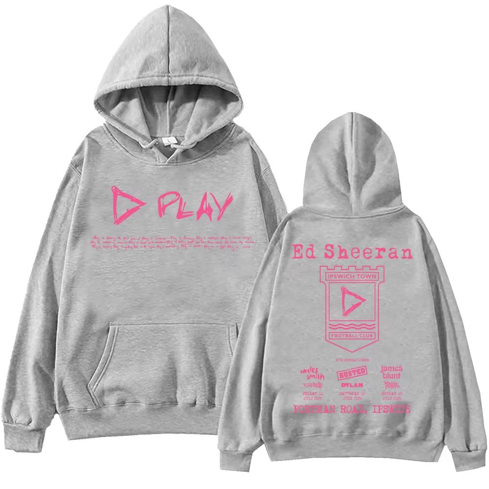 Ed Sheeran Play Men and Women Hoodies Harajuku Hip Hop Male Fashion Pullover Tops Sweatshirt Gift