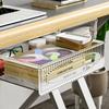 Invisible Storage Table Shelf Storage Box New Pull Out Storage Box Hanging Under Desk Drawer Large Capacity Undertable Drawer