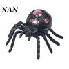 Anxiety Relief Toy 1/4Pcs Halloween Glitter Spider Squeeze Toy, Stress Realistic Scary Sensory Tools Party Fake Prank Decoration