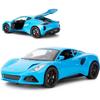 1/24 Scale Lotus Emira Model Car, Zinc Alloy Pull Back Toy Car with Sound and Light for Kids Boy Girl Gift
