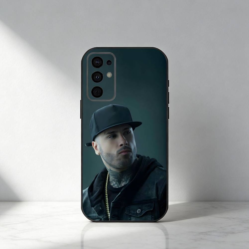 Чехол для телефона Travesuras Nicky Singer J-Jam для Samsung S25, S24, S21, S22, S23, S20, Ultra, S26, Plus, Fe, Note, 5G Черная крышка