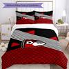 Soccer Ball Afc Crest Printed Pattern Duvet Cover Set – includes 1 duvet cover and 2 matching pillowcases Bedroom decor Christmas gifts