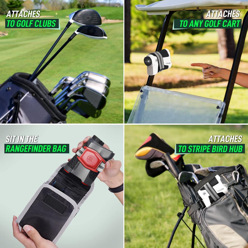 Gaialoop Golf Rangefinder Magnetic Holder Mount Strap Универсальный регулируемый магнитный ремень для дальномера для гольф-кара Golf Rangefinder Holder Strap